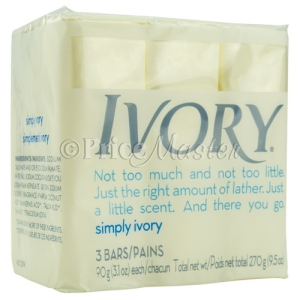 Ivory Bar Soap, Original 3 Pack, 3.1 Oz