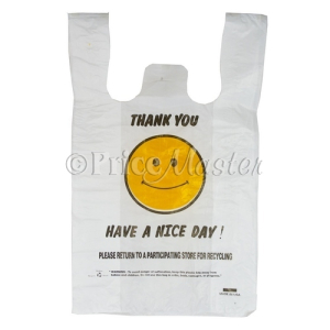 Smiley plastic online bag