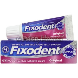Fixodent Denture Adhesive, Original, 1.4 oz